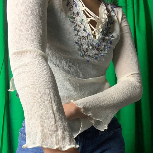 INC 100% Silk Top Gorgeous - Picture 4 of 8